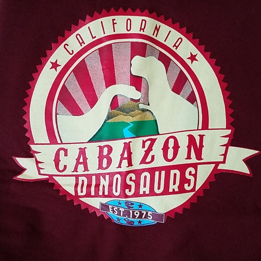 Cabazon Dinosaur Sweatshirt Youth medium 10-12